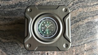 Reloj Frederic Tourbillon Verde y Plateado