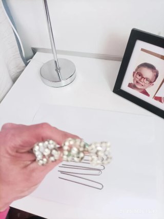 Conjunto Peinetas Plata Niña Fallera