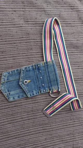 Cintura Guss Jeans Denim con Tasche