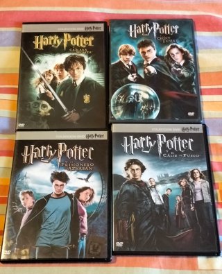 Pack 4 DVDs Harry Potter (Español)