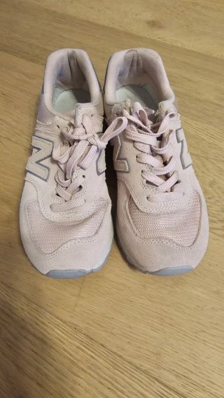 New Balance 574 Sneakers Rosa/Argento