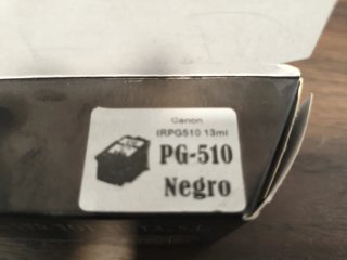 Cartucho Tinta Compatible Canon PG-510 Negro