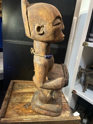 Figura Arte Africano Doble Tambor