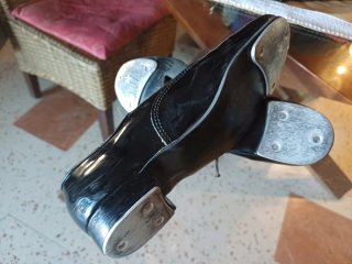 Zapatos de claqué negros