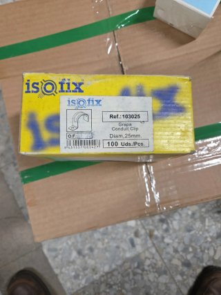 Grapa Conduit Clip Isofix 25mm
