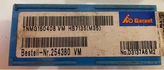 Insertos para torno TPMR160312 P20/P35