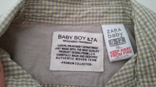 Conjunto Zara Bebé Camisa y Pantalón