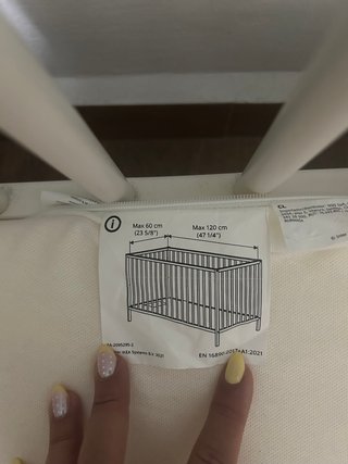 Cuna Ikea 120x60 con Colchón
