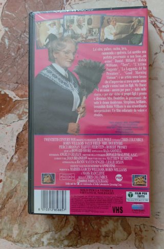 VHS Mrs. Doubtfire - Originale e Sigillata (1994)