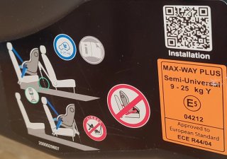 Silla Britax Römer Max-Way Plus