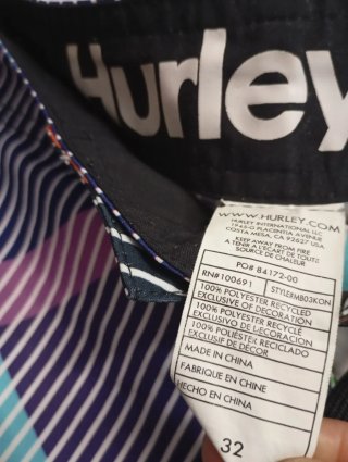 Bañador Hurley Talla 32 Board Short