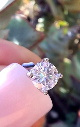 Orecchini Moissanite GRA Certificati LAMVOICE