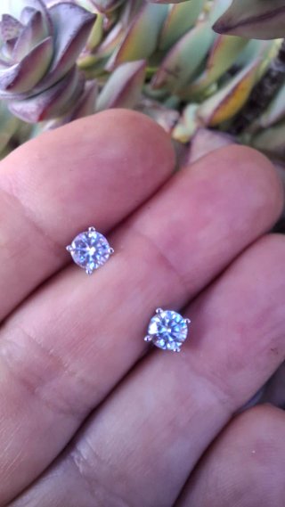 Orecchini Moissanite GRA Certificati LAMVOICE