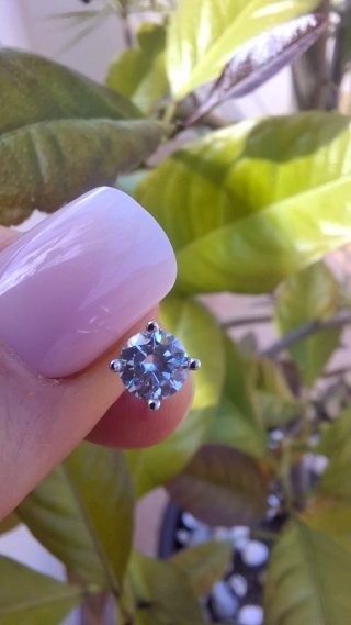 Orecchini Moissanite GRA Certificati LAMVOICE