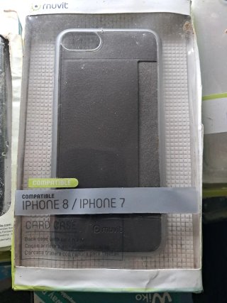Funda Muvit iPhone 8 / 7 Card Case Negra