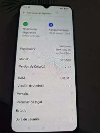 Oppo CPH2005 Blanco Multicolor