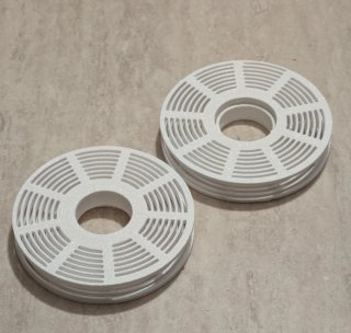 2 spirali Paterson per sviluppo pellicola 16mm
