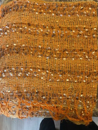 Foulard de seda con rayas