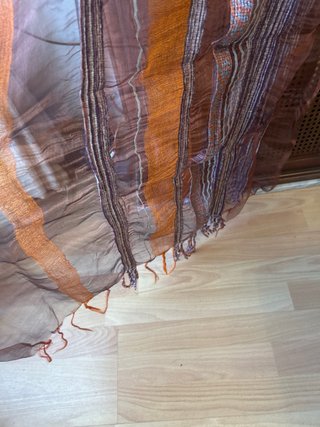 Foulard de seda con rayas