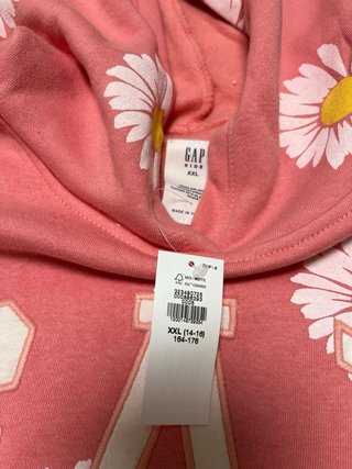 Sudadera Gap Flores Talla 14-16 años