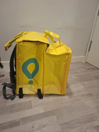 Mochila Glovo Amarilla