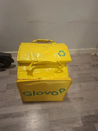 Mochila Glovo Amarilla