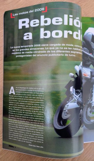 Revista Formula moto N° 11. Año 2005.