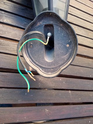 Faroles de jardín forja negra (2 unidades)