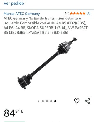 Transmisión Audi A4 B5