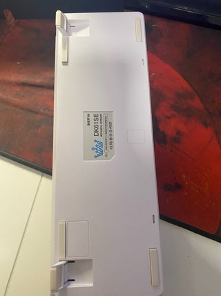 Teclado Dyeria Blanco mini grieta