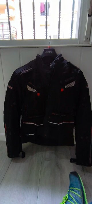 Chaqueta Moto Rainers Touring Mujer Negra