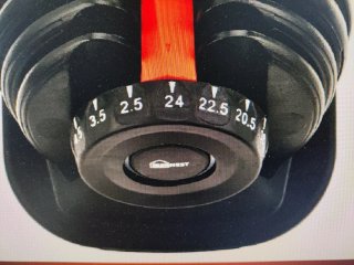 Mancuerna Ajustable 2-24 kg (15 Niveles)