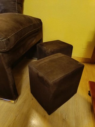 Sofá Chaiselongue Marrón