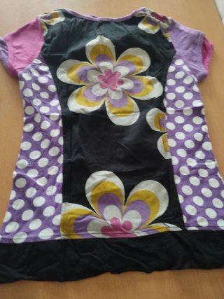 Camiseta mujer manga corta estampada