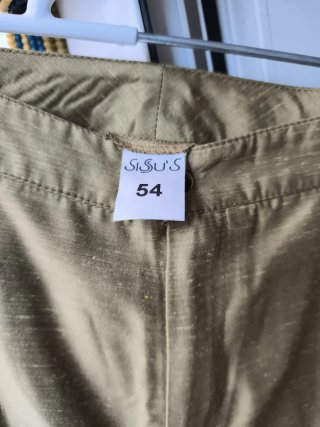 Pantalón verde/dorado