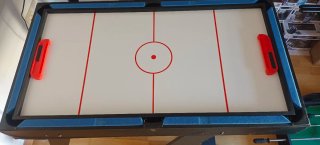 Futbolín y mesa de juegos 4 en 1