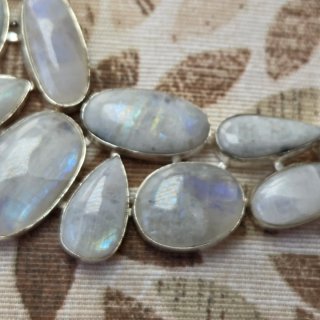 Collar Plata 925 Piedra Luna
