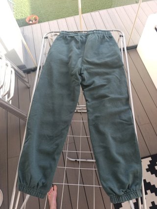 2 Pantalones chándal niño Zara negro y  verde
