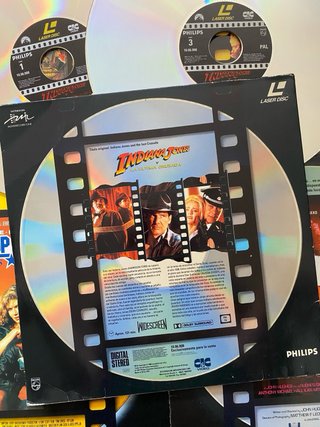 Trilogía Indiana Jones Laser Disc