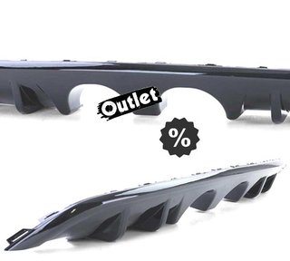 BY DIFUSOR VOLKSWAGEN VW GOLF MK6 1K 08-13 NEGRO BRILLO C010