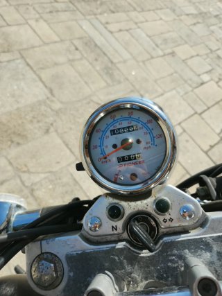 Moto Custom 125cc Negra