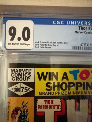 Thor #300 (1980) CGC 9.0 – Número aniversario