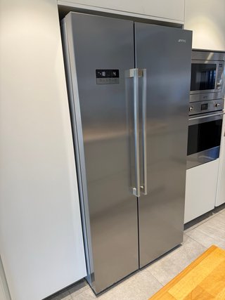 Frigorífico Americano SMEG Acero Inox SBS63XED