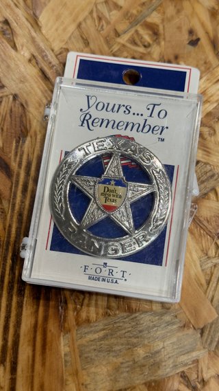 Placa Texas Ranger Don't mess with Texas.