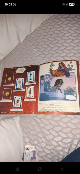 Álbum Cromos El Príncipe de Egipto