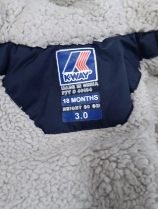 K-Way Giubbotto Invernale 18 Mesi Blu Scuro