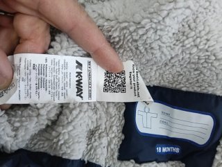 K-Way Giubbotto Invernale 18 Mesi Blu Scuro