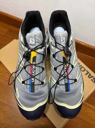 Salomon XT6 Tenis Grises Multicolor