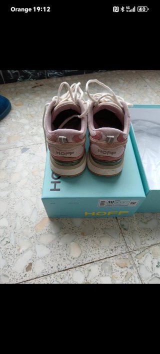Zapatillas HOFF Beige y Rosa Talla 40
