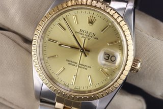 Rolex Date 15223 34mm Acero y Oro